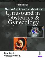 Donald School Textbook of Ultrasound in Obstetrics & Gynecology [4 ed.]
 9789386056870, 9386056879