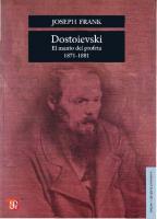 Dostoievski: El Manto del Profeta 1871-1881 [5]