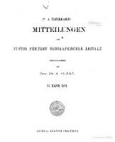 Dr. A. Petermann's Mitteilungen aus Justus Perthes' Geographischer Anstalt [37, 1 ed.]