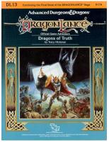 Dragons of Truth (Advanced Dungeons & Dragons Dragonlance Module DL13)
 0880383186, 9780880383189
