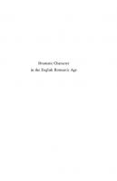 Dramatic Character in the English Romantic Age
 9781400873029