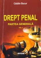 Drept penal: partea generala, vol. 1 [2 ed.]
 9786061150205, 9786061150212