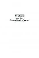 Drug Courts and the Criminal Justice System
 9781626377332