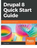 Drupal 8 Quick Start Guide: Get up and running with Drupal 8
 9781789340310, 1789340314
