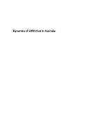 Dynamics of Difference in Australia: Indigenous Past and Present in a Settler Country
 9780812294859