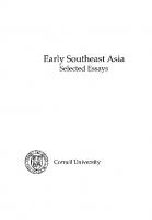 Early Southeast Asia: Selected Essays
 9781501731150