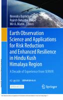 Earth Observation Science and Applications for Risk Reduction and Enhanced Resilience in Hindu Kush Himalaya Region : A Decade of Experience from SERVIR [1 ed.]
 9783030735692, 9783030735685