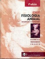 Eckert. Fisiología animal: mecanismos y adaptaciones [4 ed.]
 8448602005