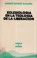 Eclesiologia En La Teologia De La Liberacion