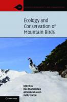 Ecology and Conservation of Mountain Birds
 1108837190, 9781108837194