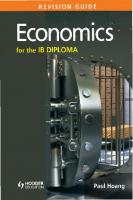 Economics for the Ib Diploma Revision Guide: (international Baccalaureate Diploma)
 1471807185, 9781471807183