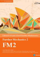 Edexcel AS and A Level Further Mathematics Further Mechanics. 2. [1 ed.]
 9781292183329, 1292183322