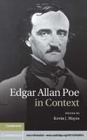Edgar Allan Poe in Context
 9780511844027, 0511844026