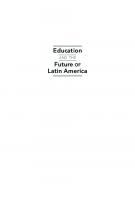 Education and the Future of Latin America
 9781626379725