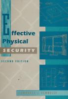 Effective Physical Security 2nd Edition [2 ed.]
 075069873X, 9780750698733