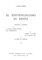 El existencialismo en España