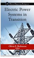 Electric Power Systems in Transition [1 ed.]
 9781617283130, 9781616689858