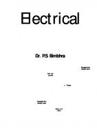 Electrical Machinery [7th ed.]
 9788174091734