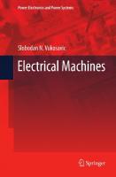 Electrical Machines
 9781461404002, 1461404002