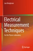 Electrical Measurement Techniques. For the Physics Laboratory
 9789819981861, 9789819981878