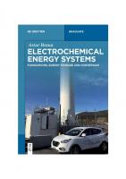 Electrochemical Energy Systems: Foundations, Energy Storage and Conversion
 3110561824, 9783110561821