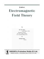 Electromagnetic Field Theory | 6th Edition | Code 334 | 580 +Pages (Physics Book 5)