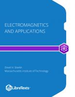Electromagnetics and Applications