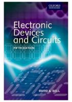 Electronic Devices and Circuits [5 ed.]
 9780195693409, 019569340X