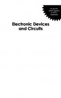 Electronic Devices and Circuits
 9789339213855, 9339213858