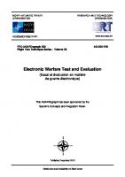 Electronic Warfare Test and Evaluation