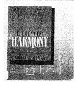 Elementary Harmony: Theory and Practice [4 ed.]
 0132572885