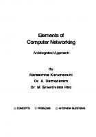 Elements of Computer Networking An Integrated Approach