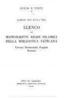 Elenco dei manoscritti arabi islamici della Biblioteca Vaticana
 8821001032, 9788821001031
