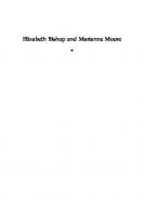 Elizabeth Bishop and Marianne Moore: The Psychodynamics of Creativity [Course Book ed.]
 9781400820863