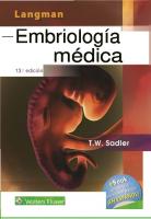 Embriología Médica Langman 13a Edició