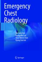 Emergency Chest Radiology
 9789813343955, 9789813343962