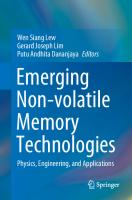 Emerging Non-volatile Memory Technologies Physics, Engineering, and Applications
 9789811569104, 9789811569128