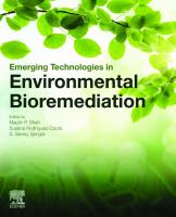 Emerging Technologies in Environmental Bioremediation [1 ed.]
 0128198605, 9780128198605
