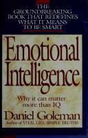 Emotional Intelligence
 055309503X, 9780553095036