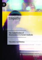 Empathy: The Contribution of Neuroscience to Social Analysis
 3031388593, 9783031388590