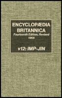 Encyclopaedia Britannica [12, 14R ed.]