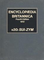 Encyclopaedia Britannica [20, 4 ed.]