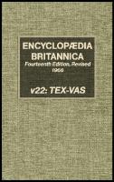 Encyclopaedia Britannica [22, 14R ed.]