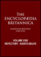 Encyclopaedia Britannica [23, 11 ed.]