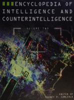 Encyclopedia of Intelligence and Counterintelligence Volume Two [2, 1 ed.]
 0765680688, 1315704749, 9780765680686, 9781315704746
