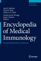 Encyclopedia of Medical Immunology [1st ed.]
 9781461486770, 9781461486787
