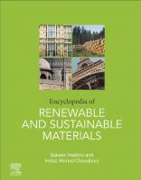 Encyclopedia of renewable and sustainable materials