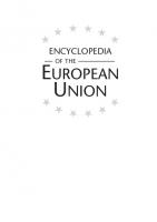 Encyclopedia of the European Union, Updated Edition
 9781626375635