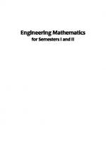 Engineering Mathematics for Semesters I and II
 9789339219659, 9339219651