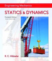 Engineering Mechanics: Statics & Dynamics, Instructor’s Solutions Manual [14 ed.]